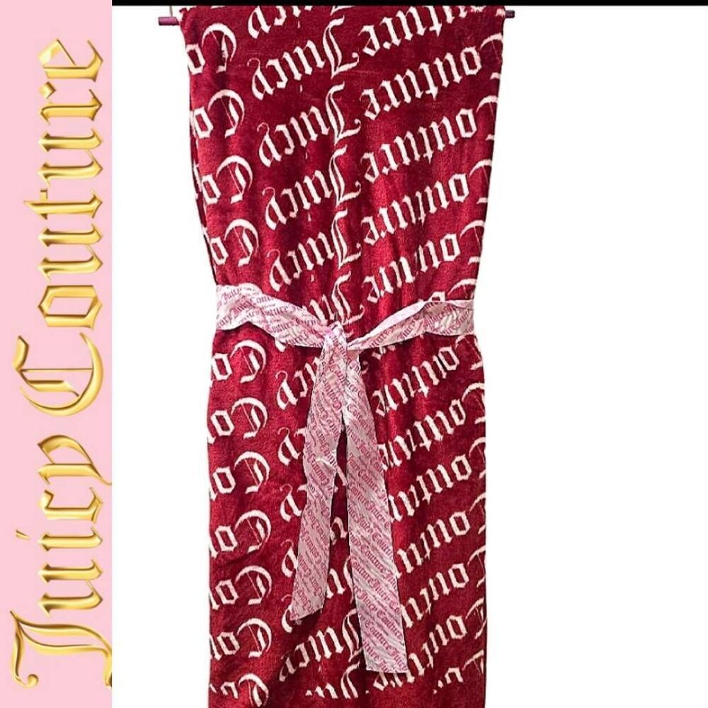 Juicy Couture Logo Plush Throw Blanket